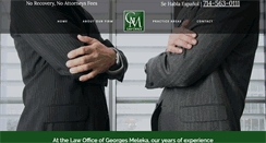 Desktop Screenshot of georgesmeleka.com