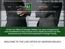 Tablet Screenshot of georgesmeleka.com